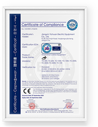 Quality Management System Certificate - English